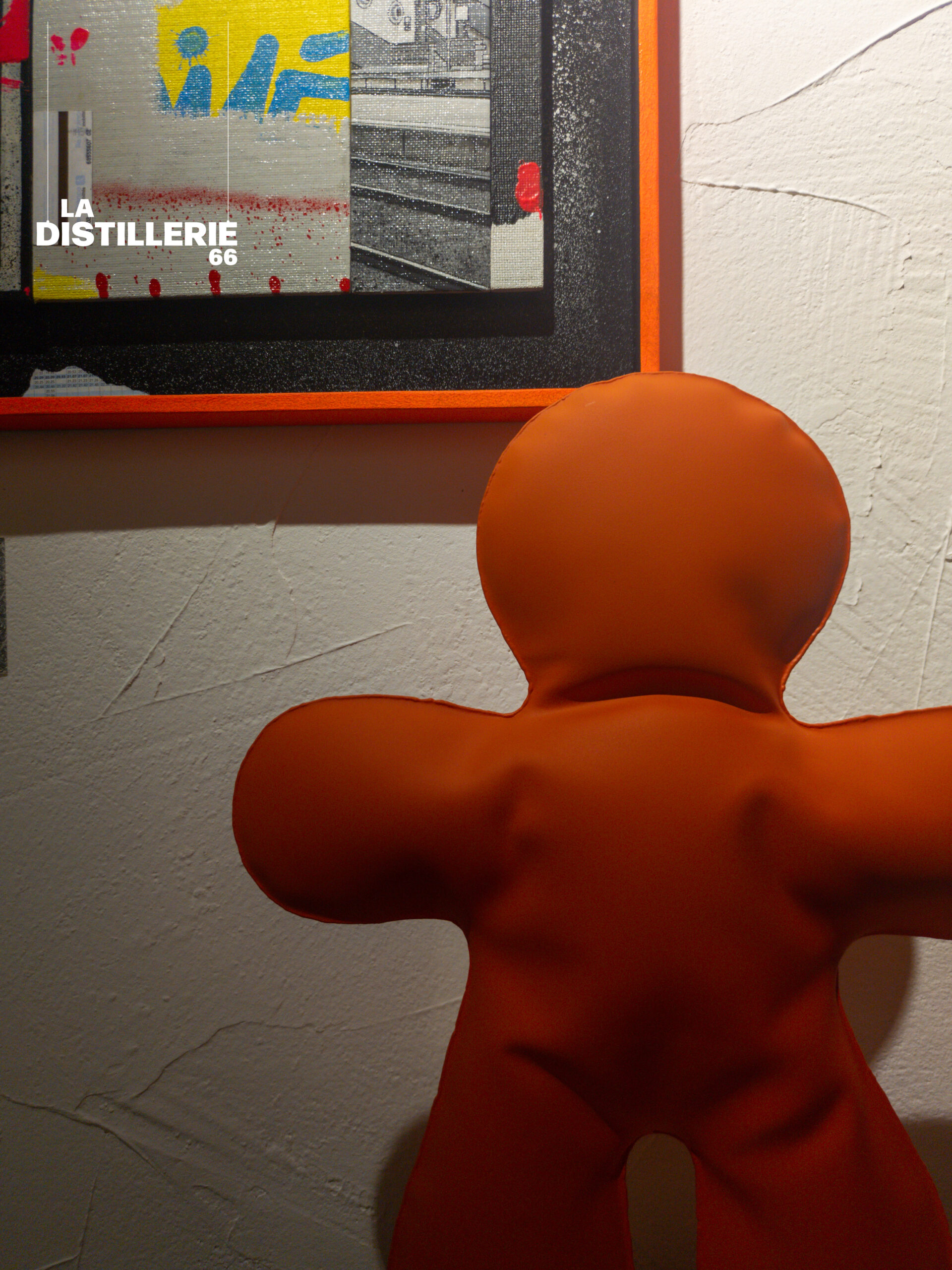 P'tit Bonhomme Orange mate - Henri Iglesis-4.jpg Œuvre contemporaine – Peinture sculpture originale – La Distillerie 66