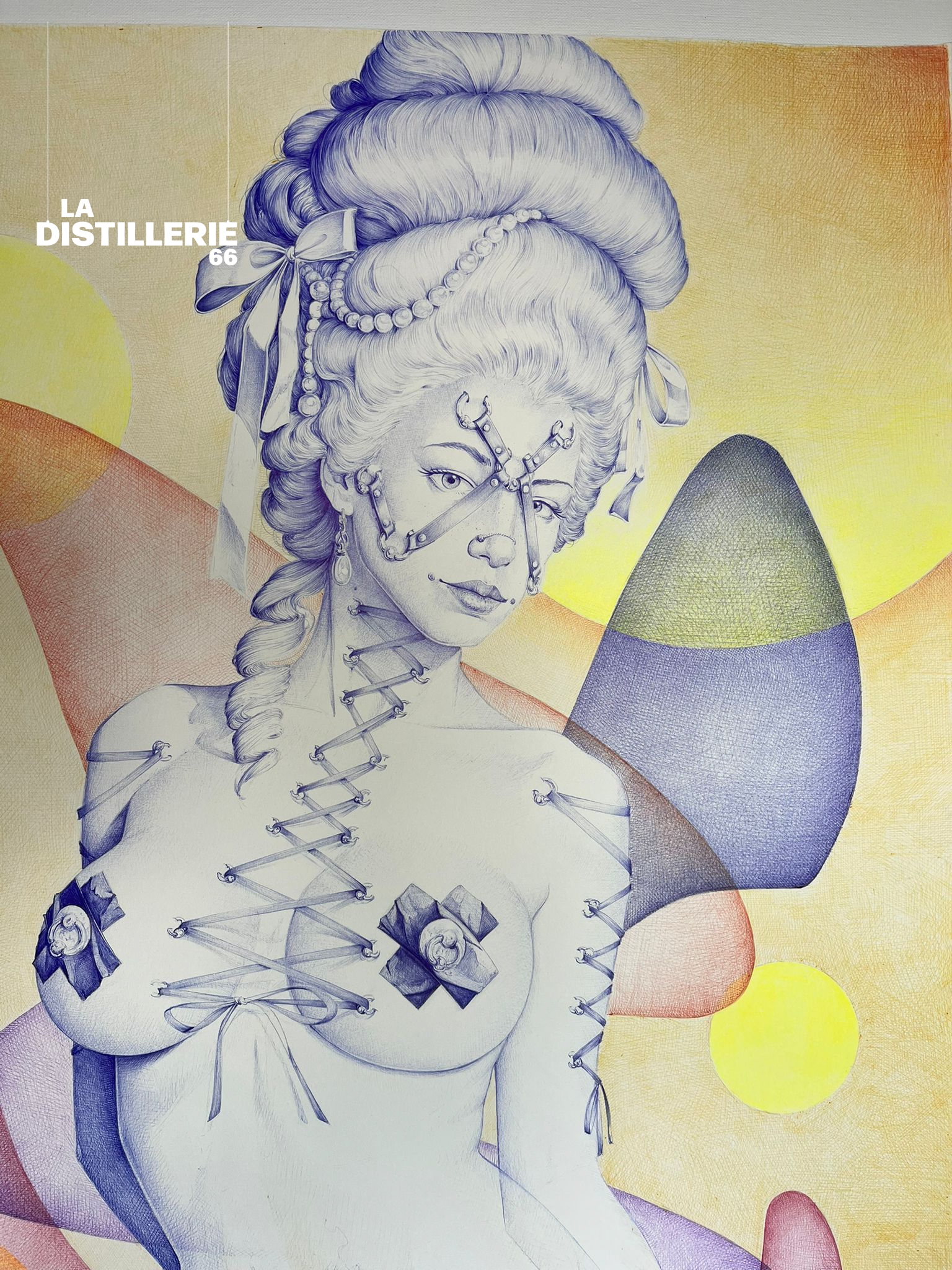 Fantasmagorie-Beus-oeuvre-stylo-bic-4.jpg Œuvre contemporaine – Peinture sculpture originale – La Distillerie 66