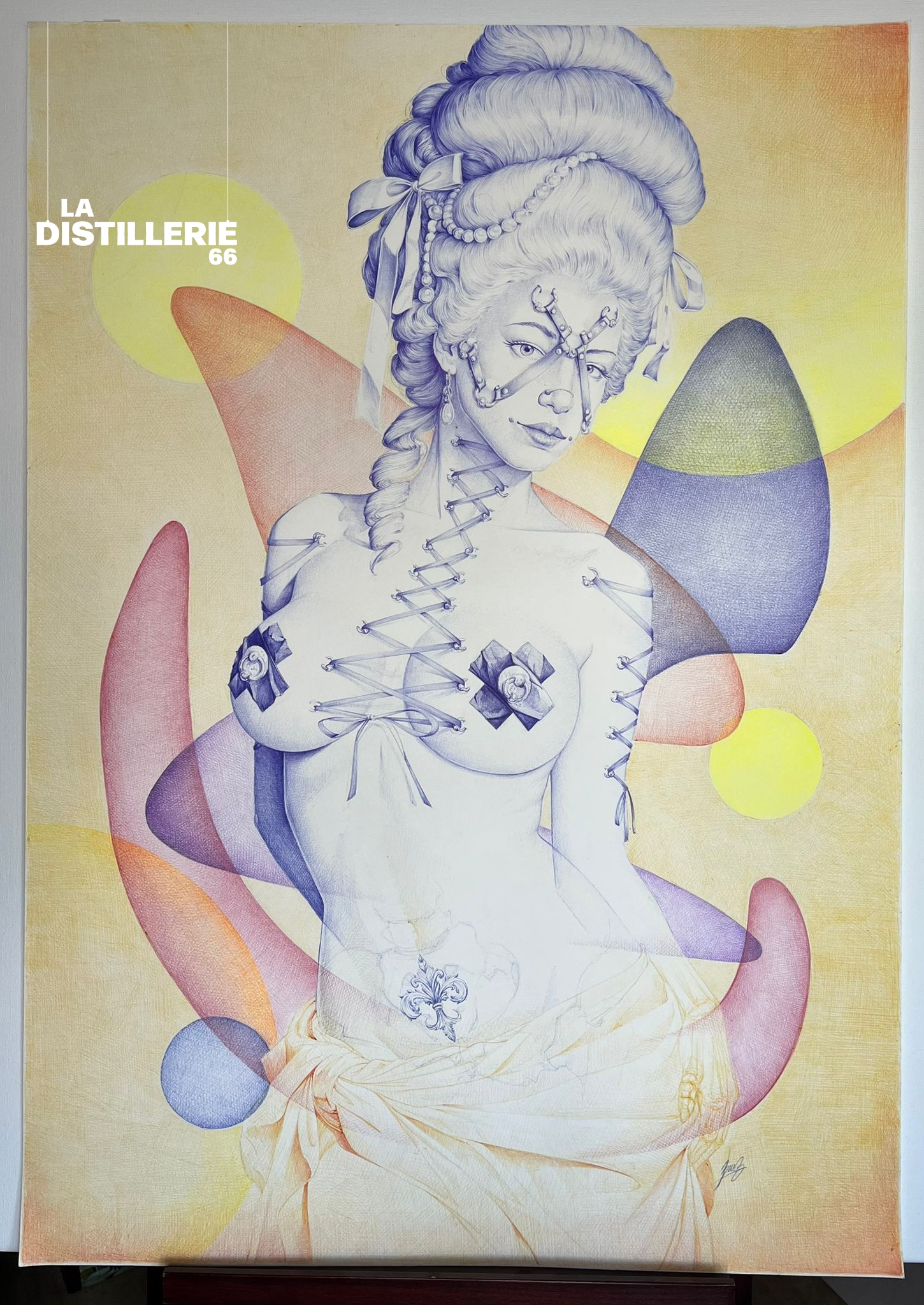 Fantasmagorie-Beus-oeuvre-stylo-bic-5.jpg Œuvre contemporaine – Peinture sculpture originale – La Distillerie 66