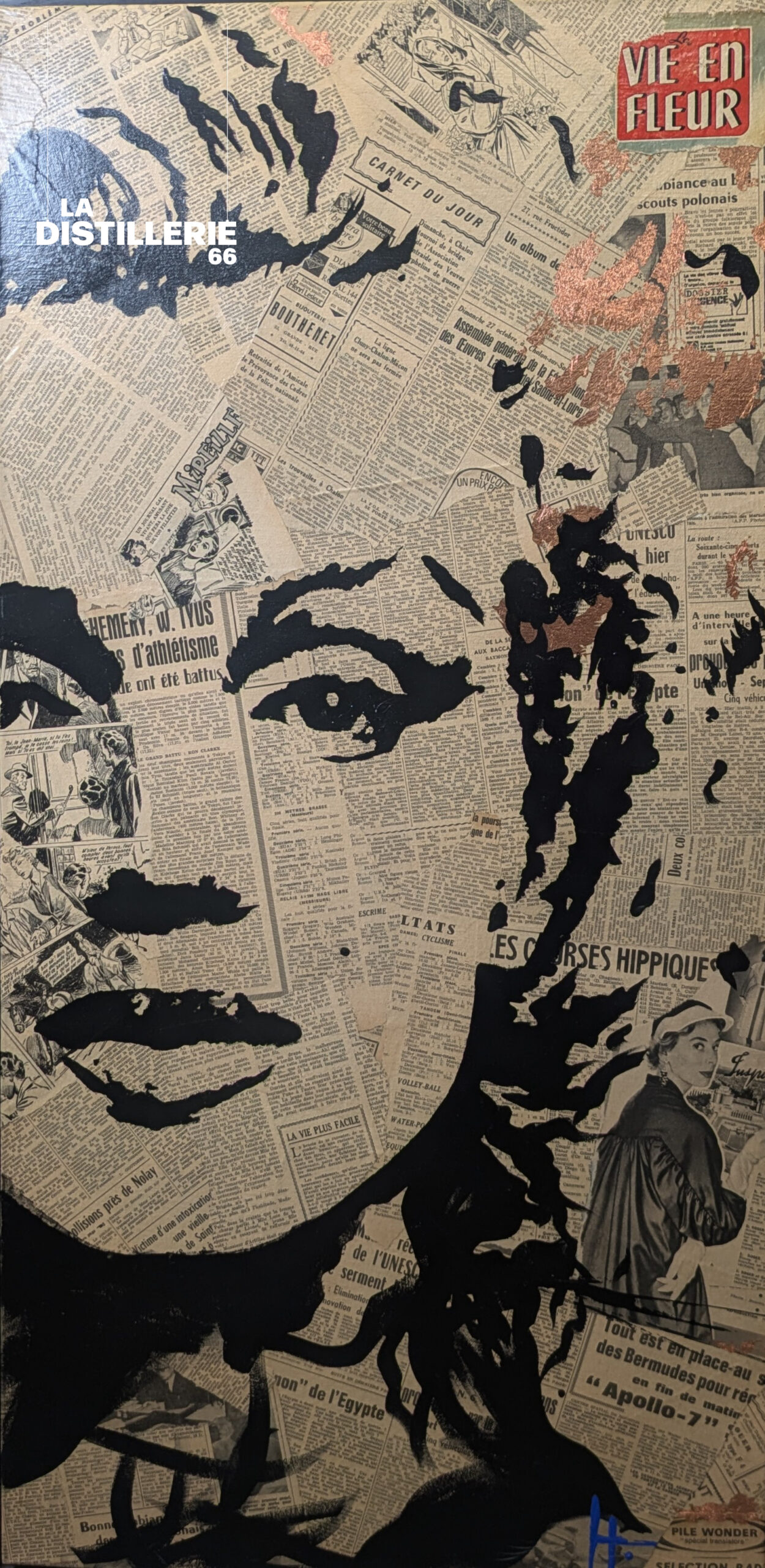 marilyn-la-vie-en-fleur-hayat-4.jpg Œuvre contemporaine – Peinture sculpture originale – La Distillerie 66